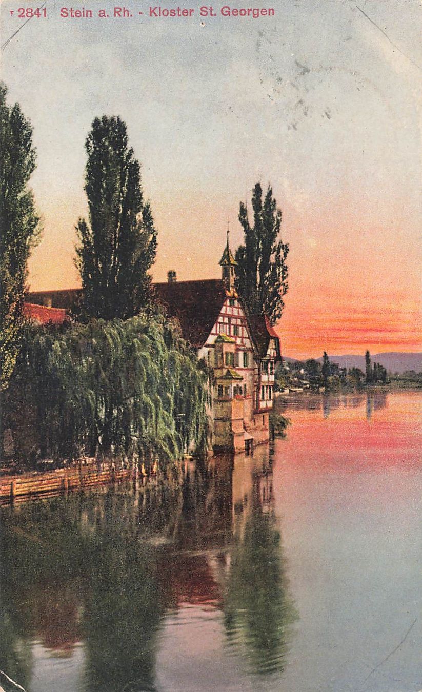 Cartoline postali: Stein Kloster St. Georgen – Usato da Biasca venduto da Blenio71