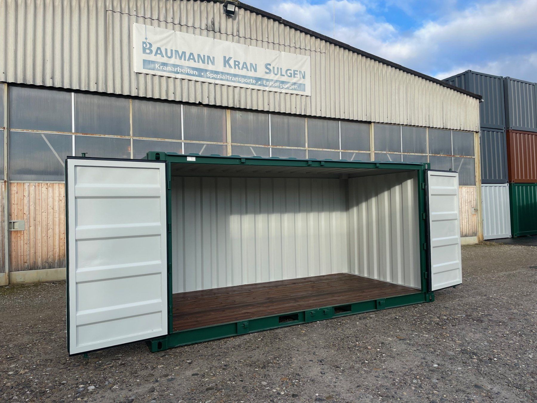 Sonstiges für Büro & Gewerbe: 15' Lagercontainer, Baucontainer, Garage, Gerätehaus, Stall! – Neu (gemäss Beschreibung) aus Kradolf von BKSAG 2