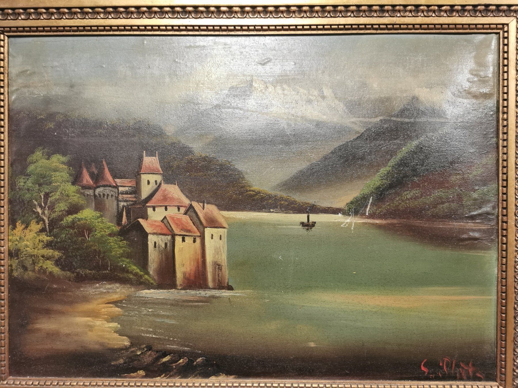 Dipinti: HUILE SUR PANNEAU SIGNÉE – Usato da Genève venduto da Qanil77 1