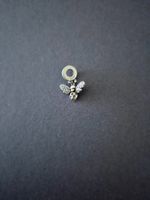 Silber Charm Biene +Garantie