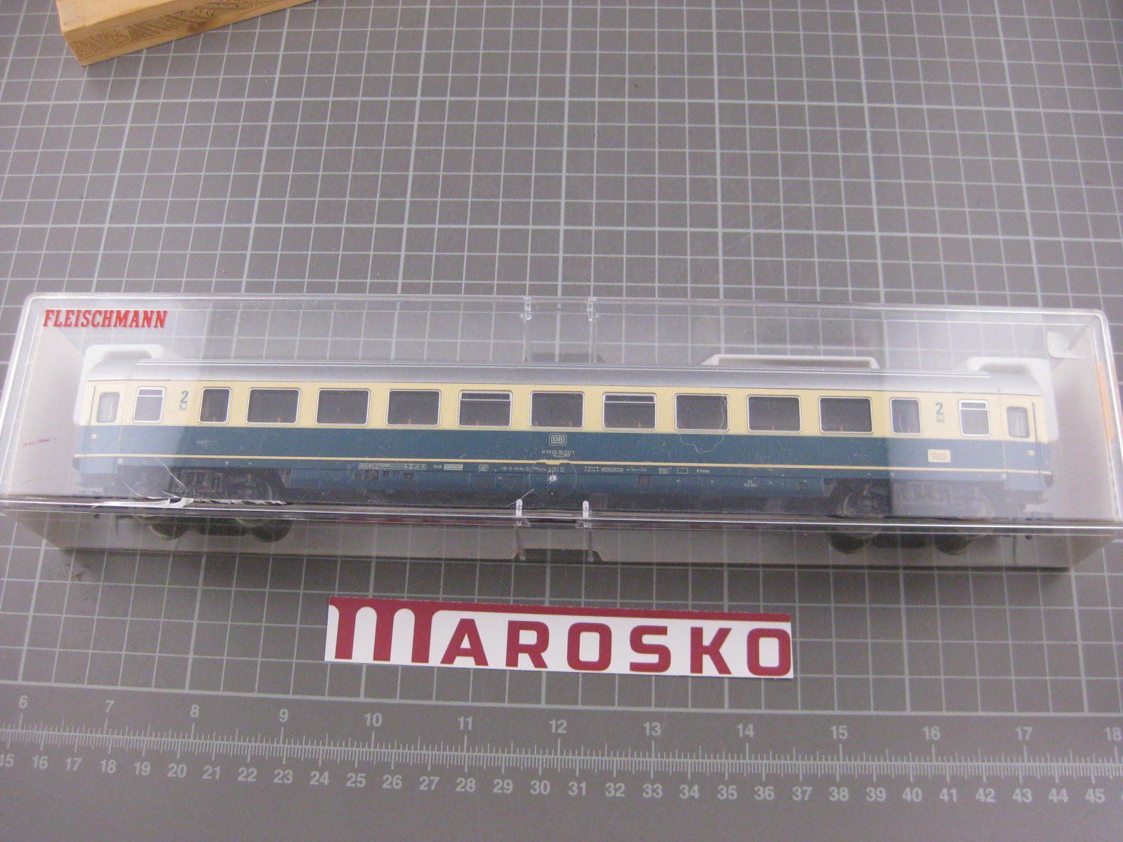 Fleischmann Modellini di ferrovie: Fleischmann 5164 DB IC Wagen 2. Klasse, mit OVP, mit KK – Usato da Malters venduto da Marosko 5