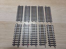 Märklin 10 x 2201 gerades gleis K H0