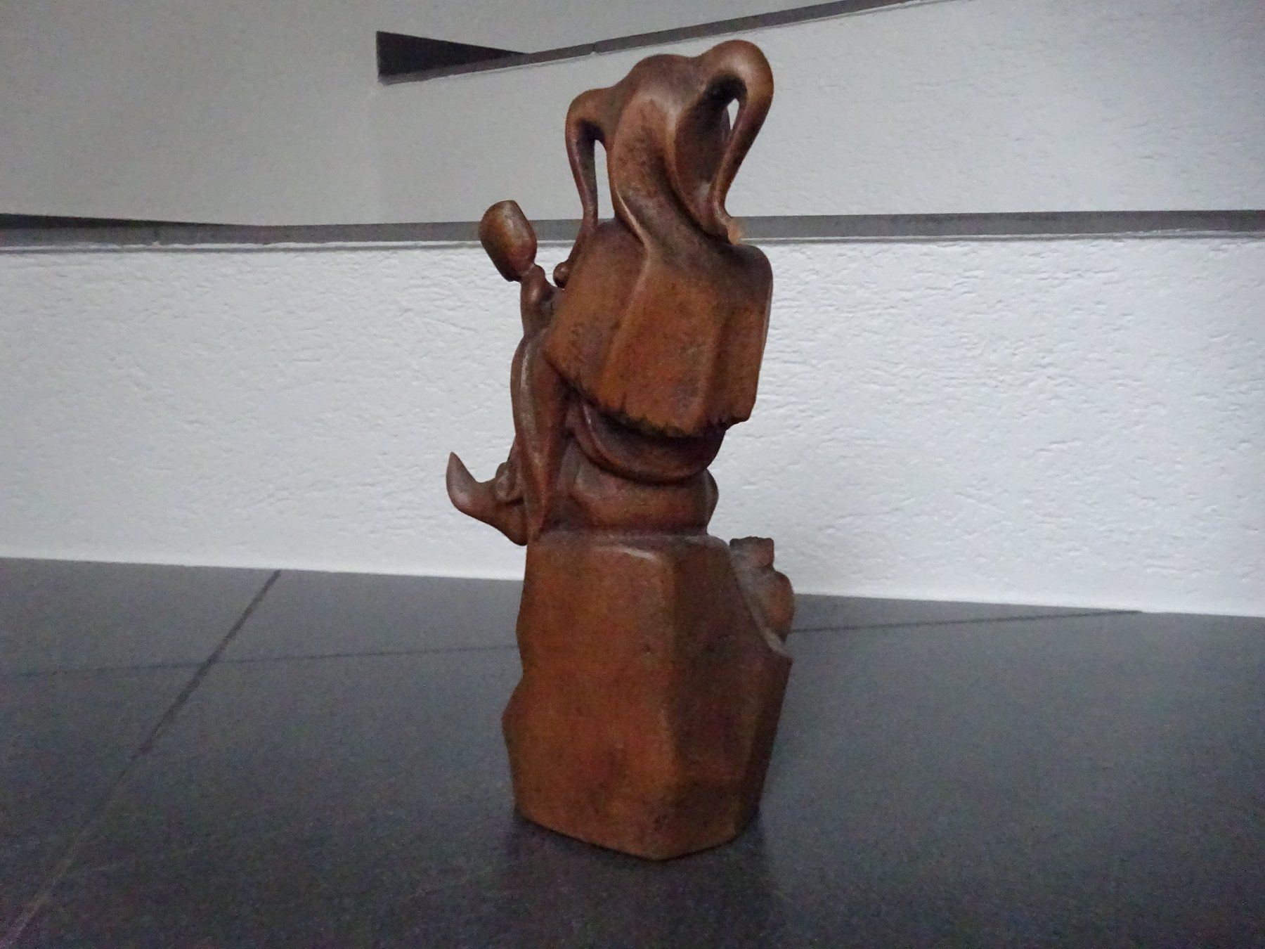 Skulpturen & Statuen: Skulptur / Till Eulenspiegel mit Eule + Spiegel – Gebraucht aus Esslingen von eintagammeer 1