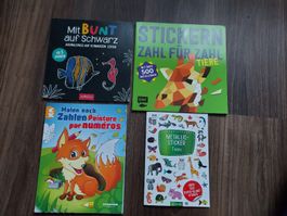 Stickerbücher / Malbücher NEU