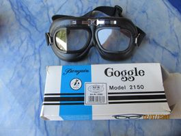 Goggles Penguin Fliegerbrille, Air Force schwarz