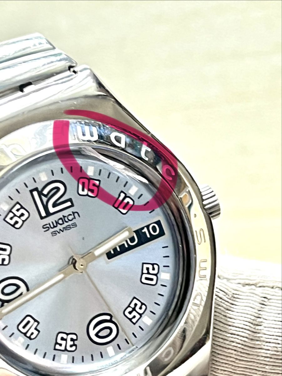 Swatch Uhren: Swatch Uhr Silber Metall Armband  – Gebraucht aus Grenchen von chththl 4