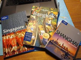 Singapore Bangkok Shanghai Lonely planet books, Maps