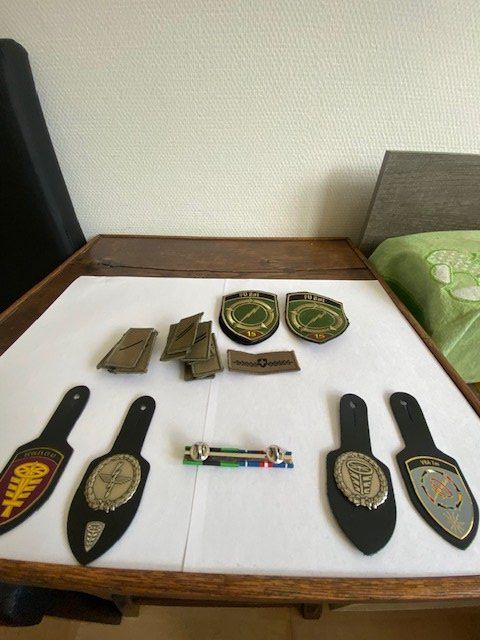 Schweizer Armee Plaketten & Abzeichen: LOT ABZEICHEN UND RIBBON  CH ARMEE – Gebraucht aus Chur von silbermon 6