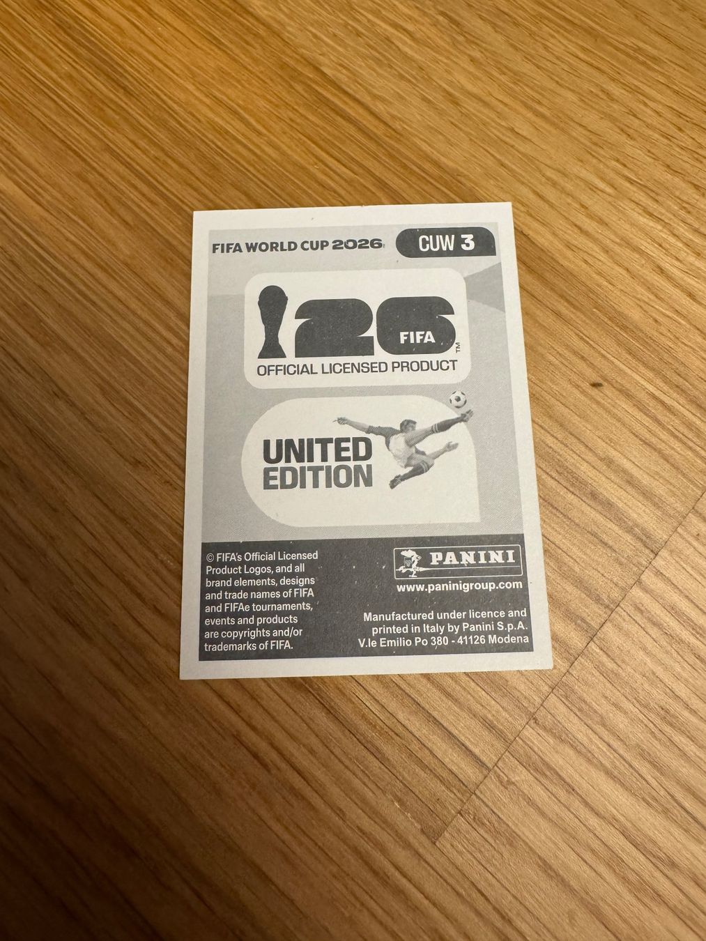 Panini Sammelbilder & Trading cards: CUW 3 Panini FIFA World Cup WM 2026 – Neu und originalverpackt aus Zürich von wtpooh 1