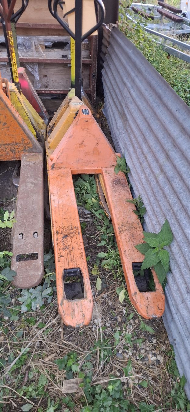 Carrelli elevatori e a forche: paletrolli Hubwagen def. – Difettoso da Grünenmatt venduto da Lerchholz 2
