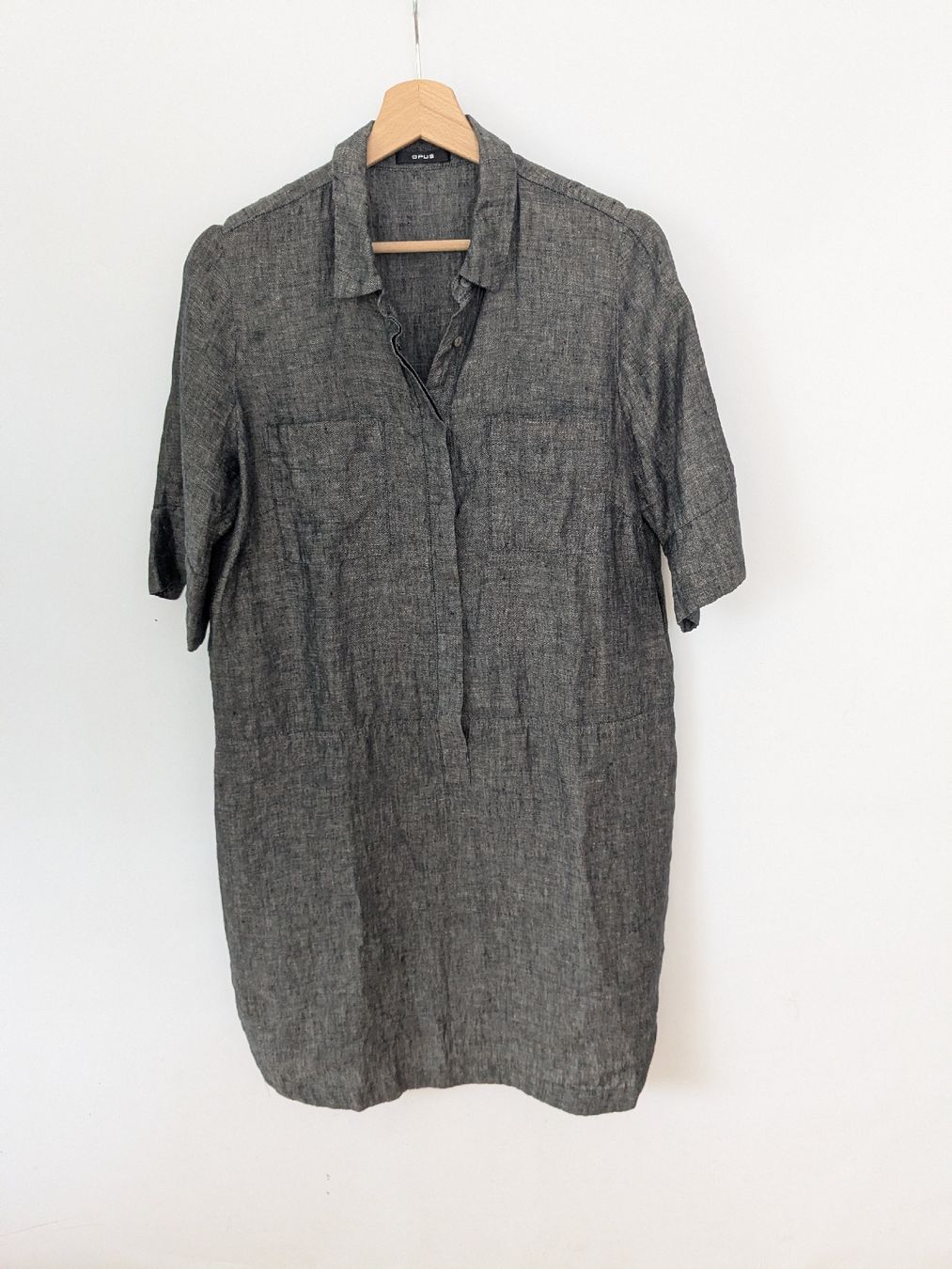 Opus Kleider: OPUS Kleid WILLMAR LINEN grau Groesse 38 100% Leinen – Gebraucht aus Rorschach von olg_5qq2 2