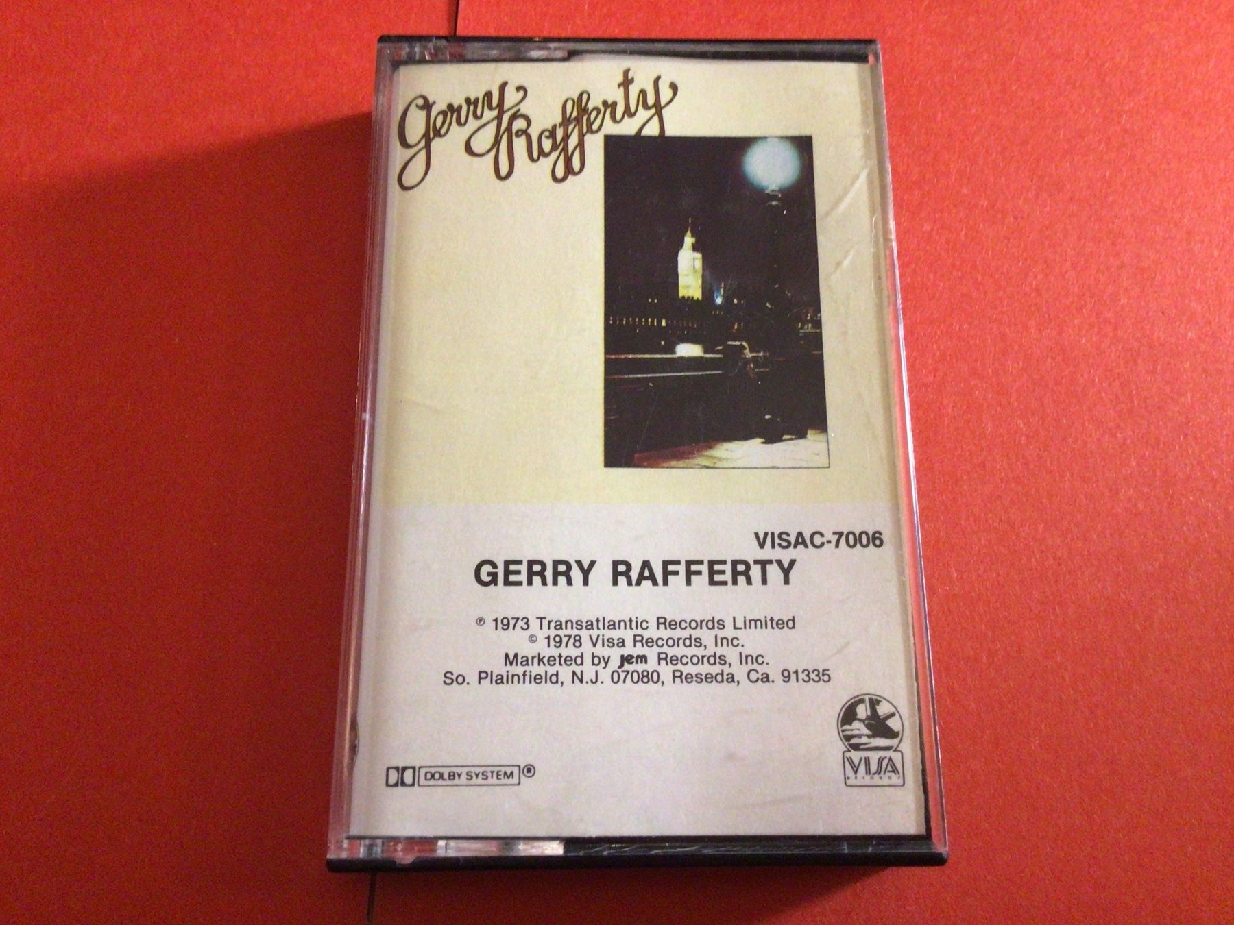 Musicassette: Gerry Rafferty Kassette VISAC-7006 1978 – Usato da Steinach venduto da Quarkie