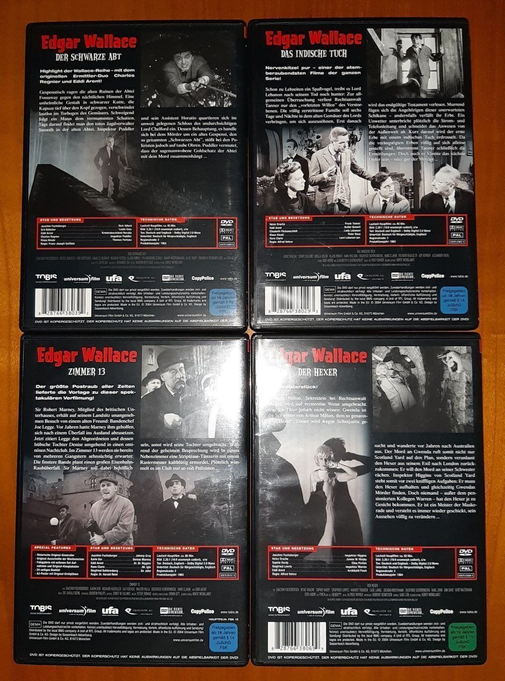Alle DVDs: Edgar Wallace DVD Edition 4, 1963-64 – Gebraucht aus Cham von brusid 3