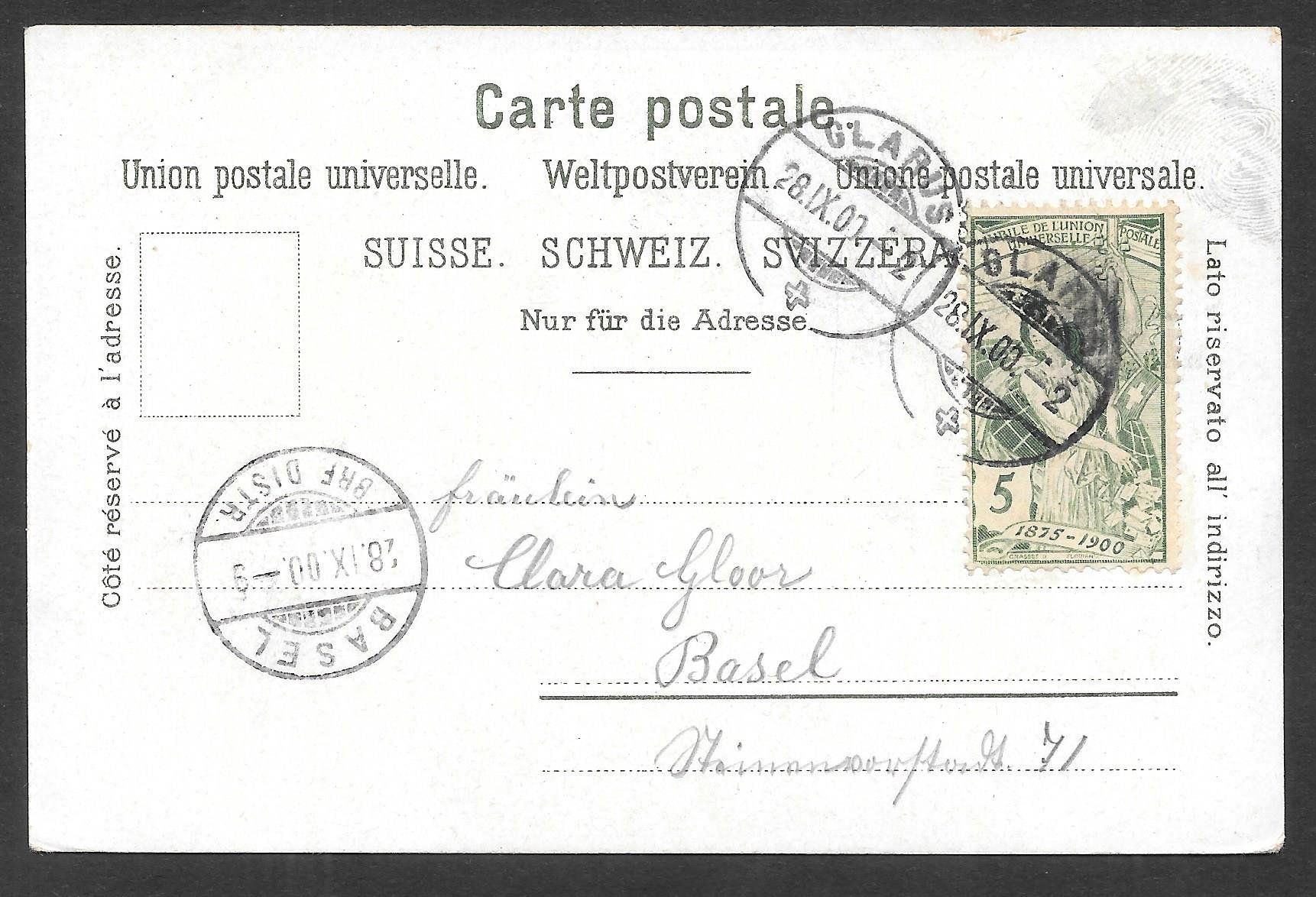 Cartoline postali: Linthal Teilansicht – Usato da Olten venduto da clotaldi 1