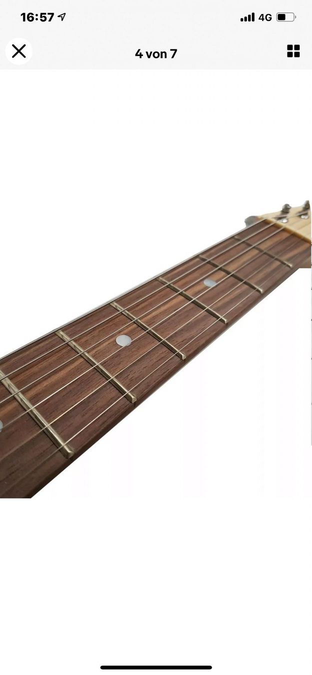 Strumenti musicali: NEU EINGETROFFEN: ELEKTROGITARRE GOLD ME – Nuovo e nell'imballaggio originale da Amriswil venduto da JaJa-Express 2