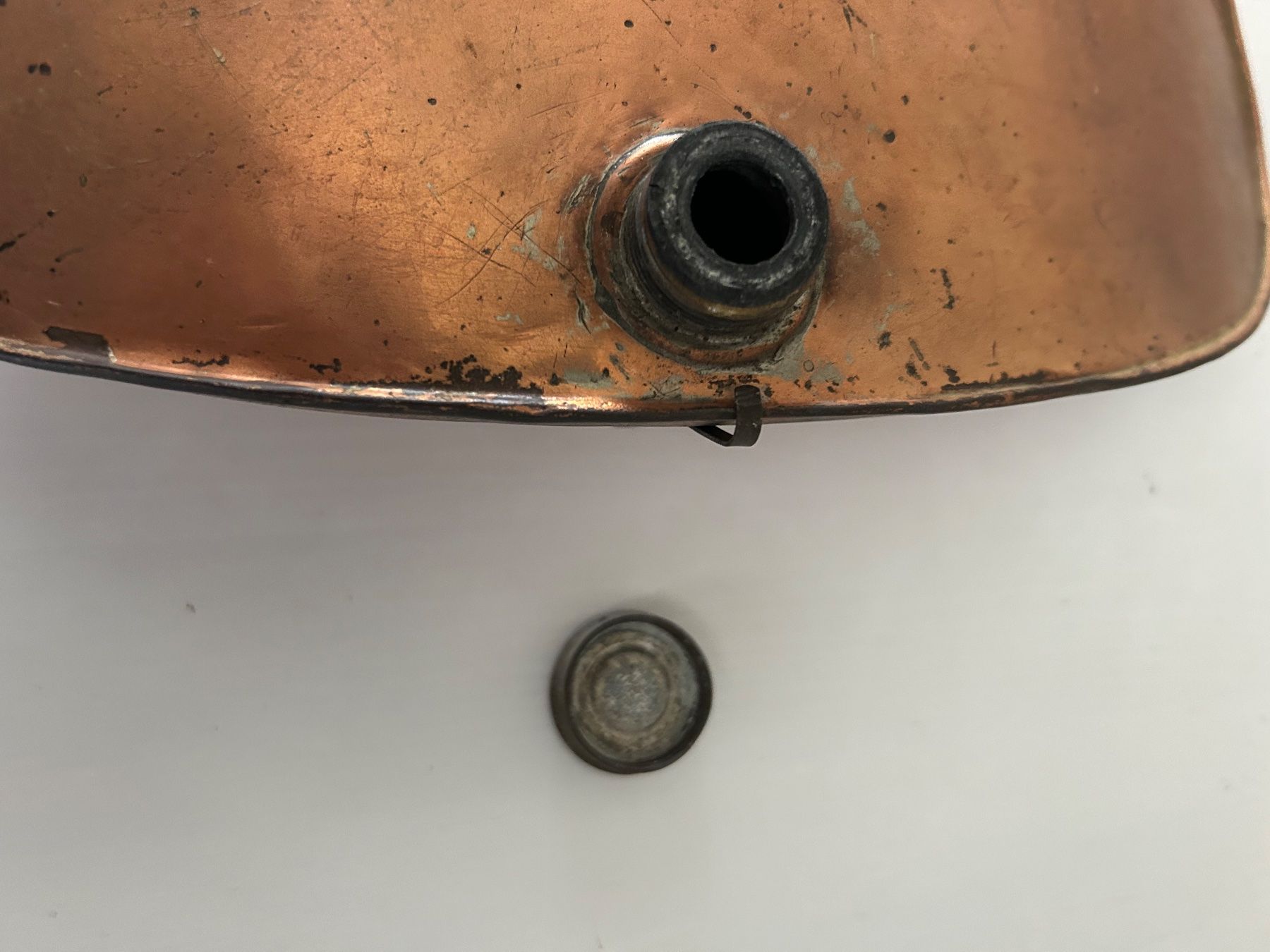 Altri elettrodomestici e apparecchi d’epoca: Antica bouillotte  scaldapancia in rame – Usato da Ponte Tresa venduto da carson 3