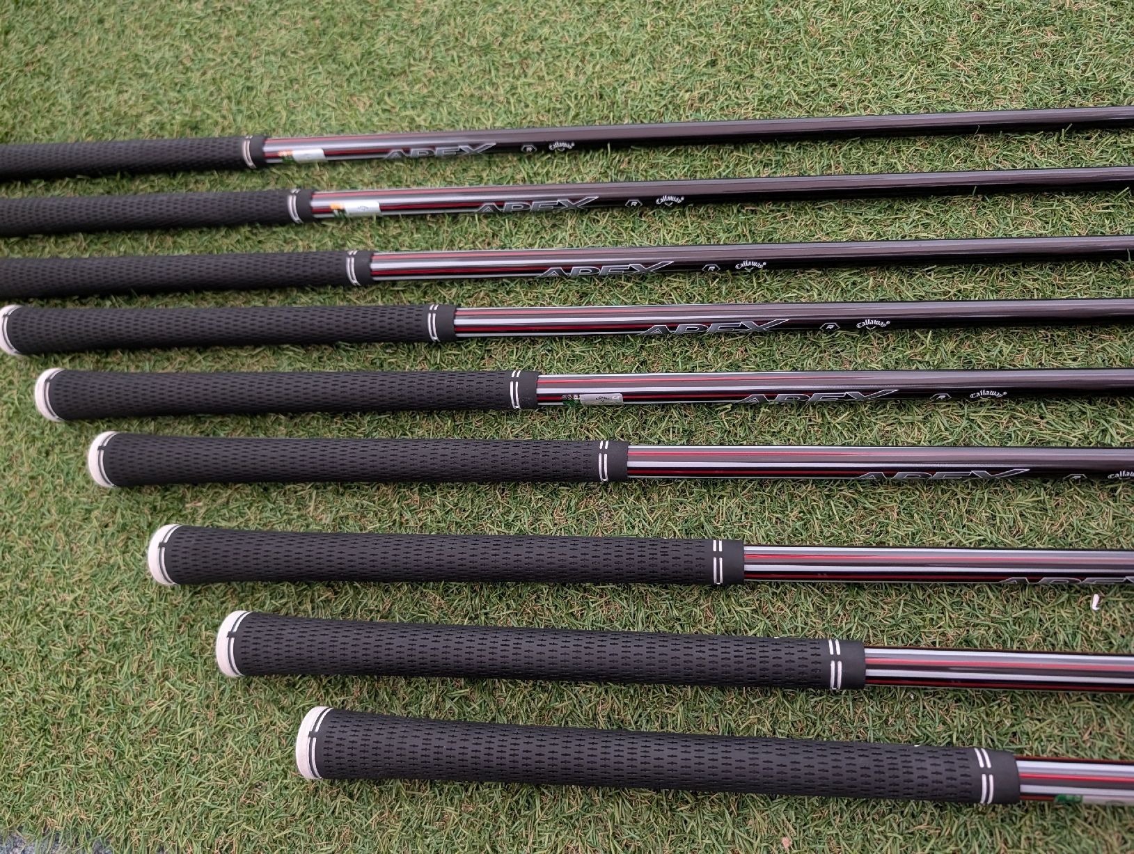 Callaway Mazze & Set: Callaway Apex Eisen 4-SW+AW Graphit Regular, top – Usato da Uerikon venduto da Chreggus_Golfshop 3