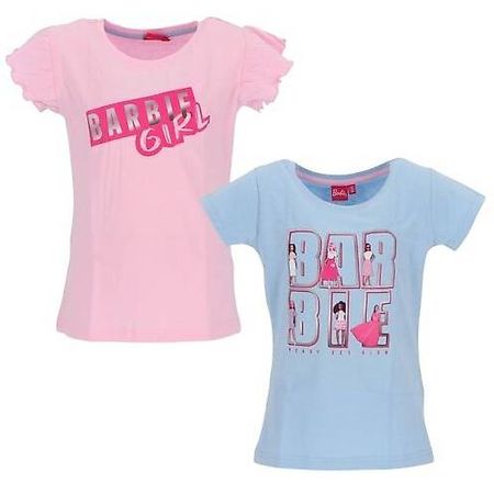 Barbie T-Shirts neu, Gr. 110/116, 122/128, 134/140, 146/152