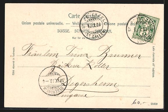 Cartoline postali: St. Peterzell, Mühle, Gesamtansicht mit – Usato da Berlin venduto da bartko-reher 1