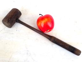 Auktionshammer Antik Hammer Holz Schnitzen Apotheke Vintage