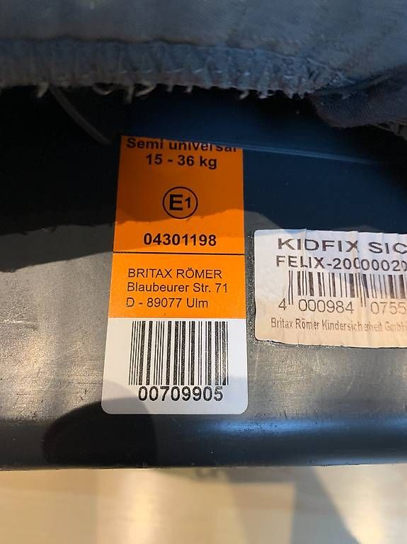 Britax Römer Seggiolini per auto: Sitzerhöhung mit Iso-Fix - Römer – Usato da Dottikon venduto da jackie123456 2