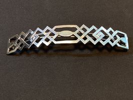 800 Silber gestempelt Haarspange original Art-Deco