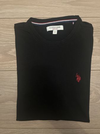 T-shirt U.S. Polo Assn. noir taille S bon état
