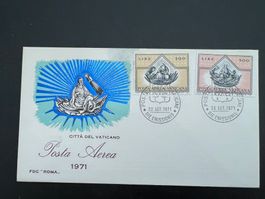 1971 Vatikan FDC auf Brief  (G600)