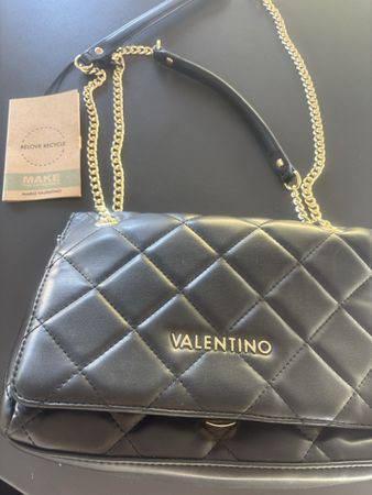 Mario Valentino Handtasche schwarz gesteppt nie gebraucht 