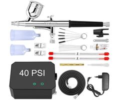  Powate Airbrush & Kompressor