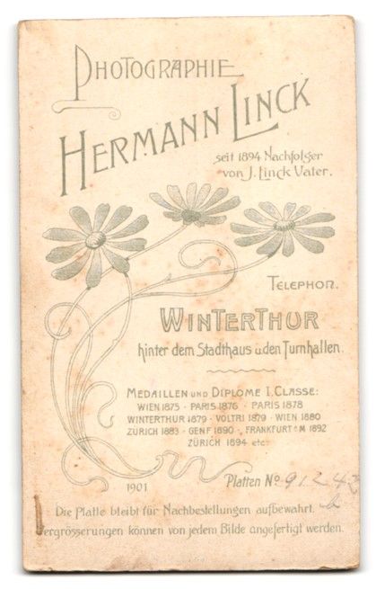 Fotografie &  Plakate: Fotografie Hermann Linck, Winterthur, Po – Gebraucht aus Berlin von bartko-reher 1