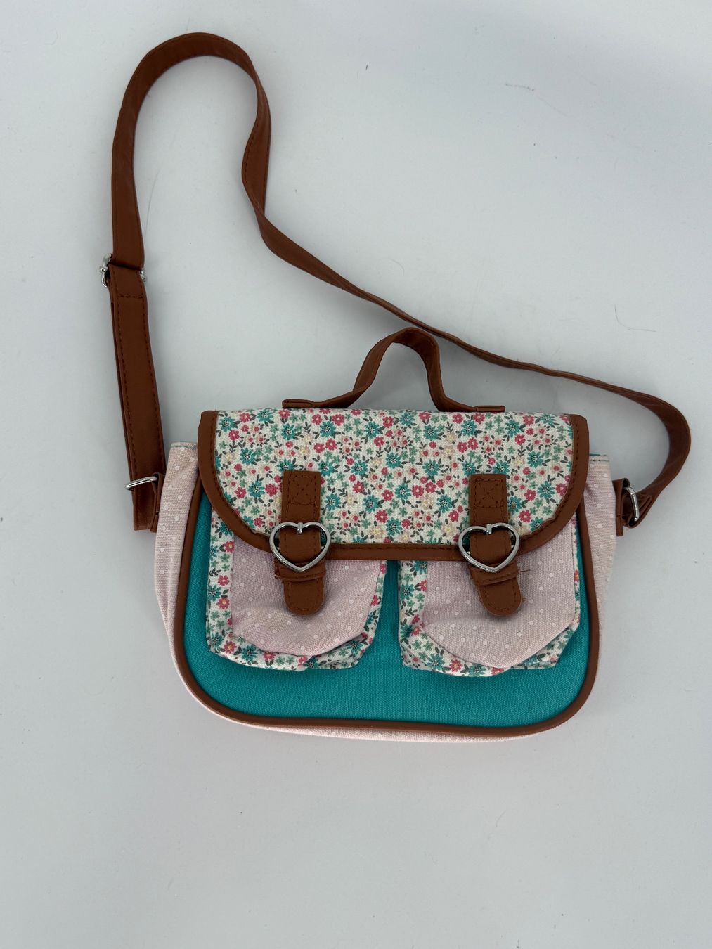 Borse & Zaini: Kindertasche / Umhängetasche mit Blumenmuster – Usato da Auenstein venduto da moin.