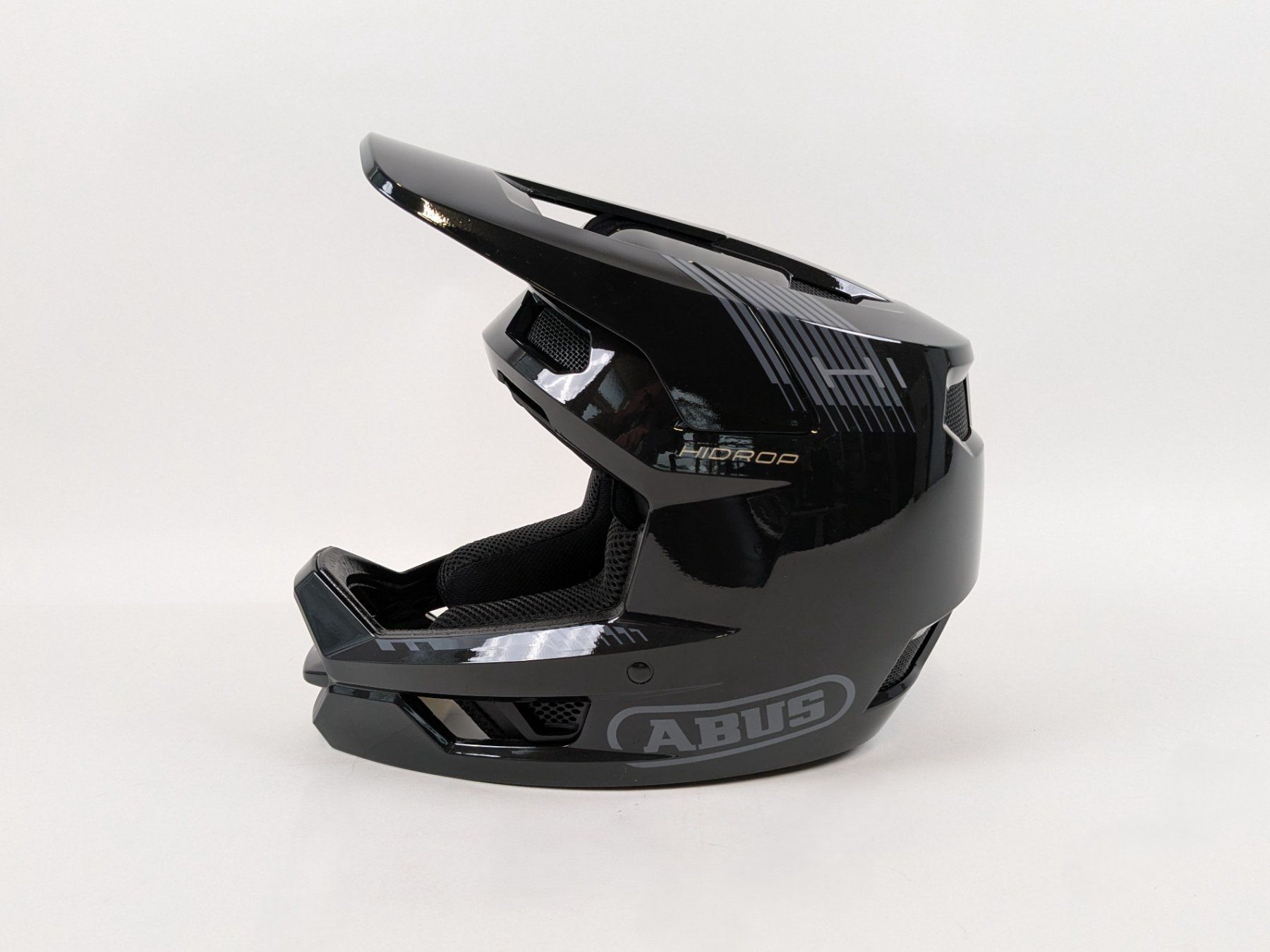 Abus Helme: ABUS HiDrop MTB-Helm shiny black  Gr. S – Neu (gemäss Beschreibung) aus Dintikon von Restwert_Dintikon 3