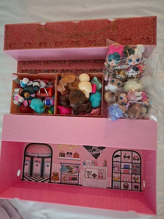 LOL Surprise Cesto Portabiancheria Pieghevole Pop-Up – Rosa