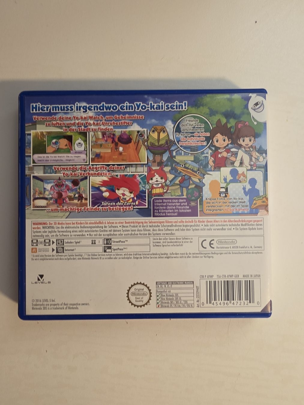 Nintendo Giochi: Yo-Kai Watch Nintendo 3DS mit OVP – Usato da Tafers venduto da whereyogamesat 1