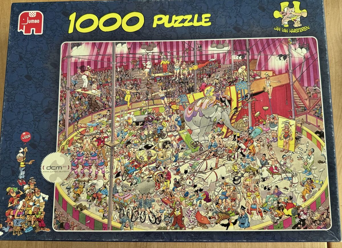 Puzzle: Zirkus Jan van Haasteren  – Usato da seuzach venduto da silence4