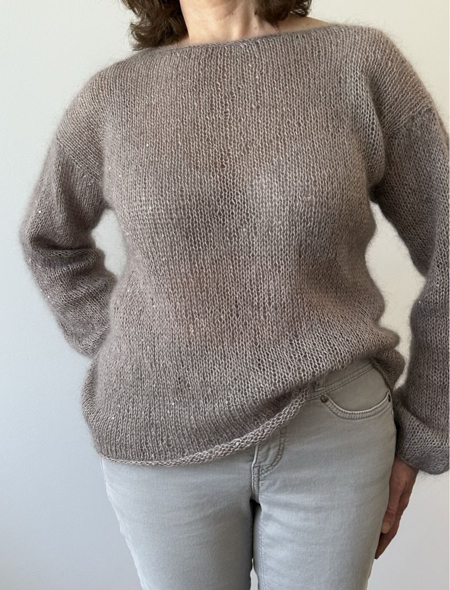 Maglioni & Felpe: Luxuriöser handgestrickter Mohair Pullover mit Netzstruktur – Nuovo e nell'imballaggio originale da Zürich venduto da NYDDYN 5