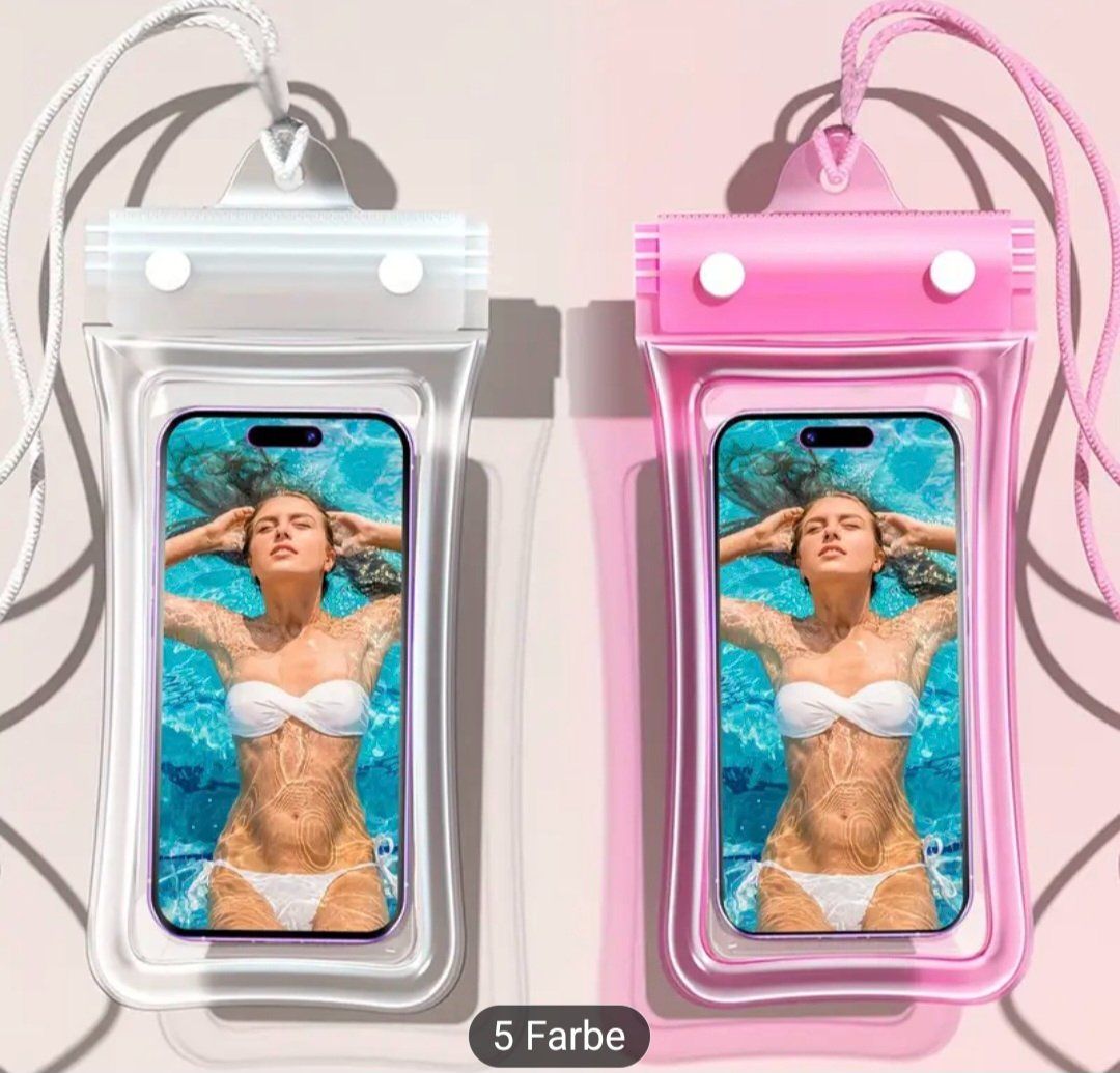 Cover & Protezioni schermo: 1 Schutzhülle / Case gegen Wasser, rosa – Nuovo (secondo la descrizione) da Baden venduto da rocket85