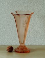 Vase en verre art déco "Kopenhagen", Walther & Söhne, 1930s