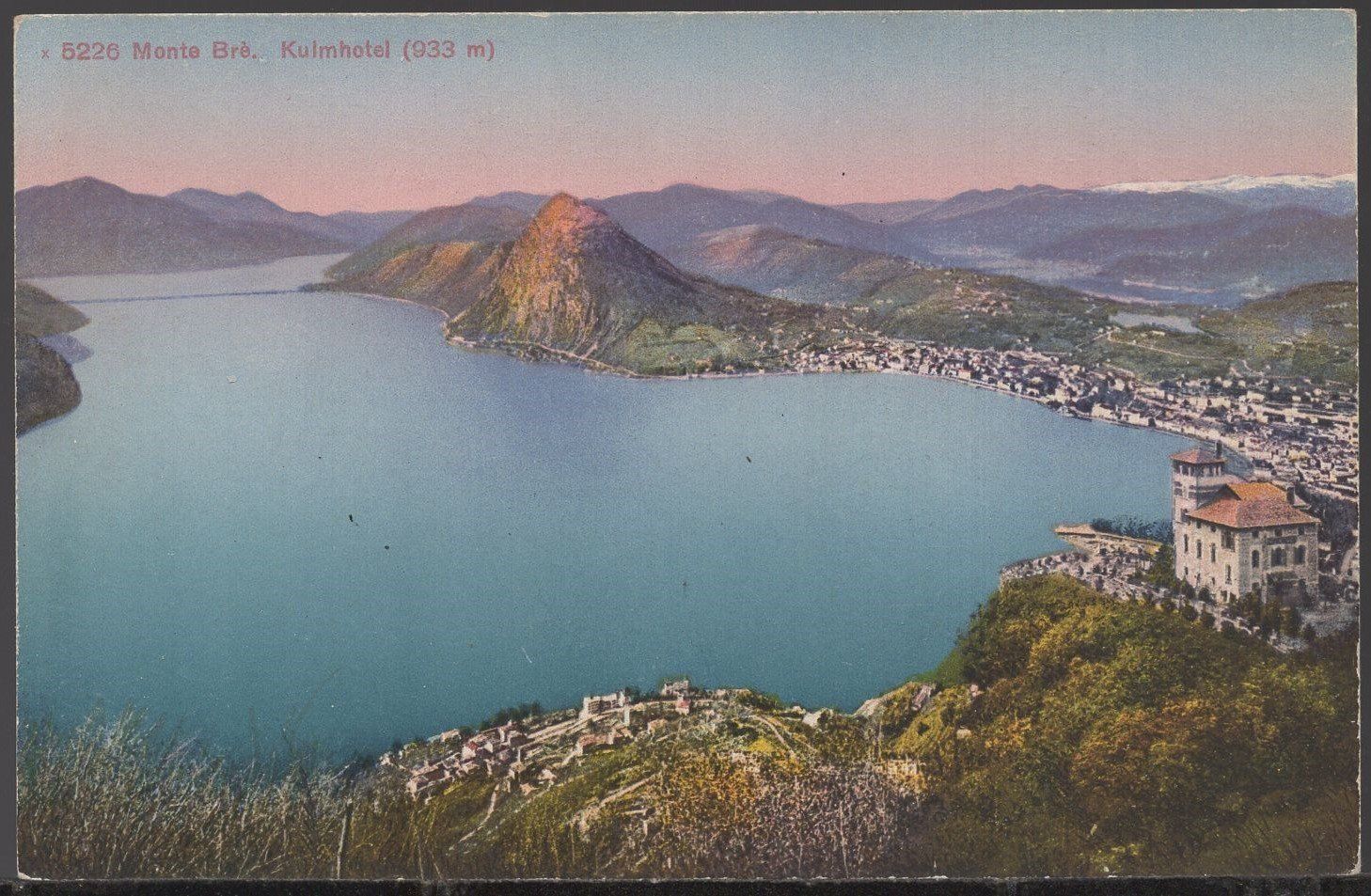 Cartoline postali: Monte Brè  Kulmhotel  933m – Usato da Aarau venduto da kufi44