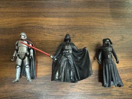 Figurines Star Wars - Kylo Ren, Dark Vador, Captain Phasma