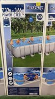 Piscina + pompaBestway, 7.32m x 3.66m, perfetta estate