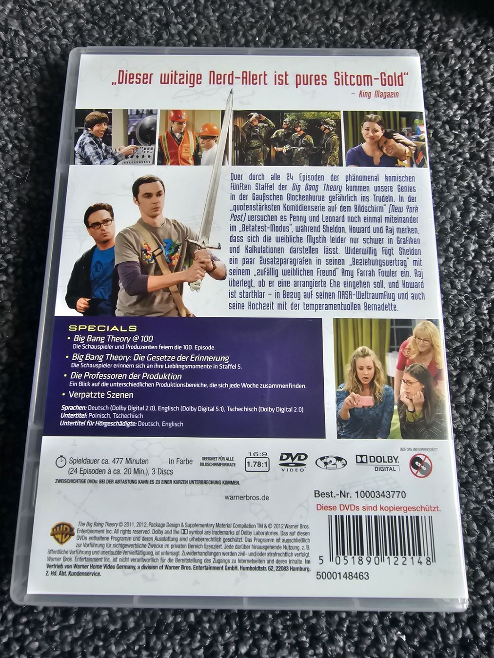 Alle DVDs: The Big Bang Theory - Staffel 5  – Gebraucht aus Ruswil von jan_bxl5 1