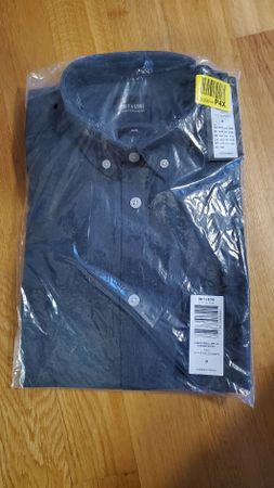 Hemd türkis/grün Gr M Slim Fit - Neu