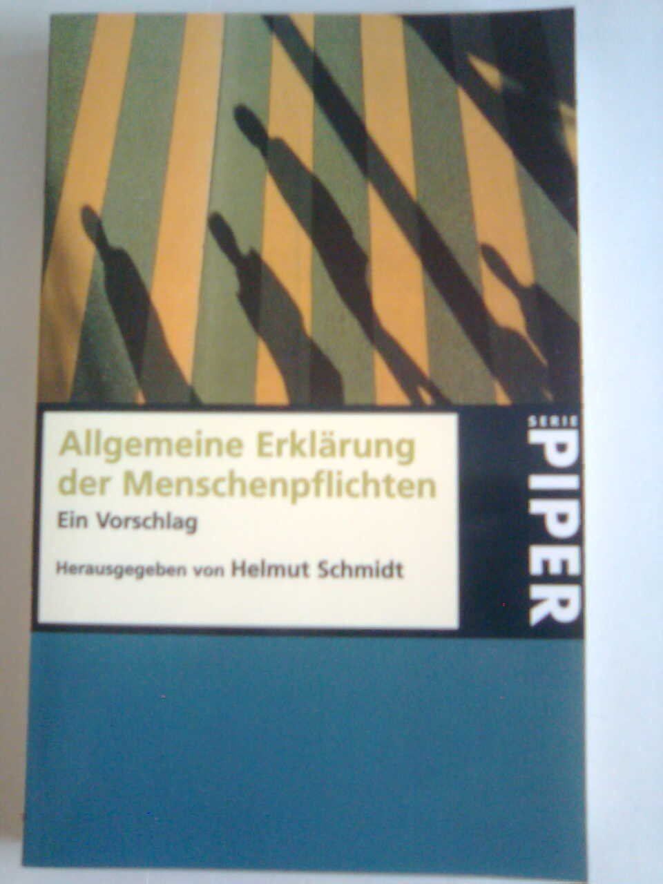 Livres: Allgemeine Erklärung der Menschenpflicht – D'occasion à Basel par Alacant