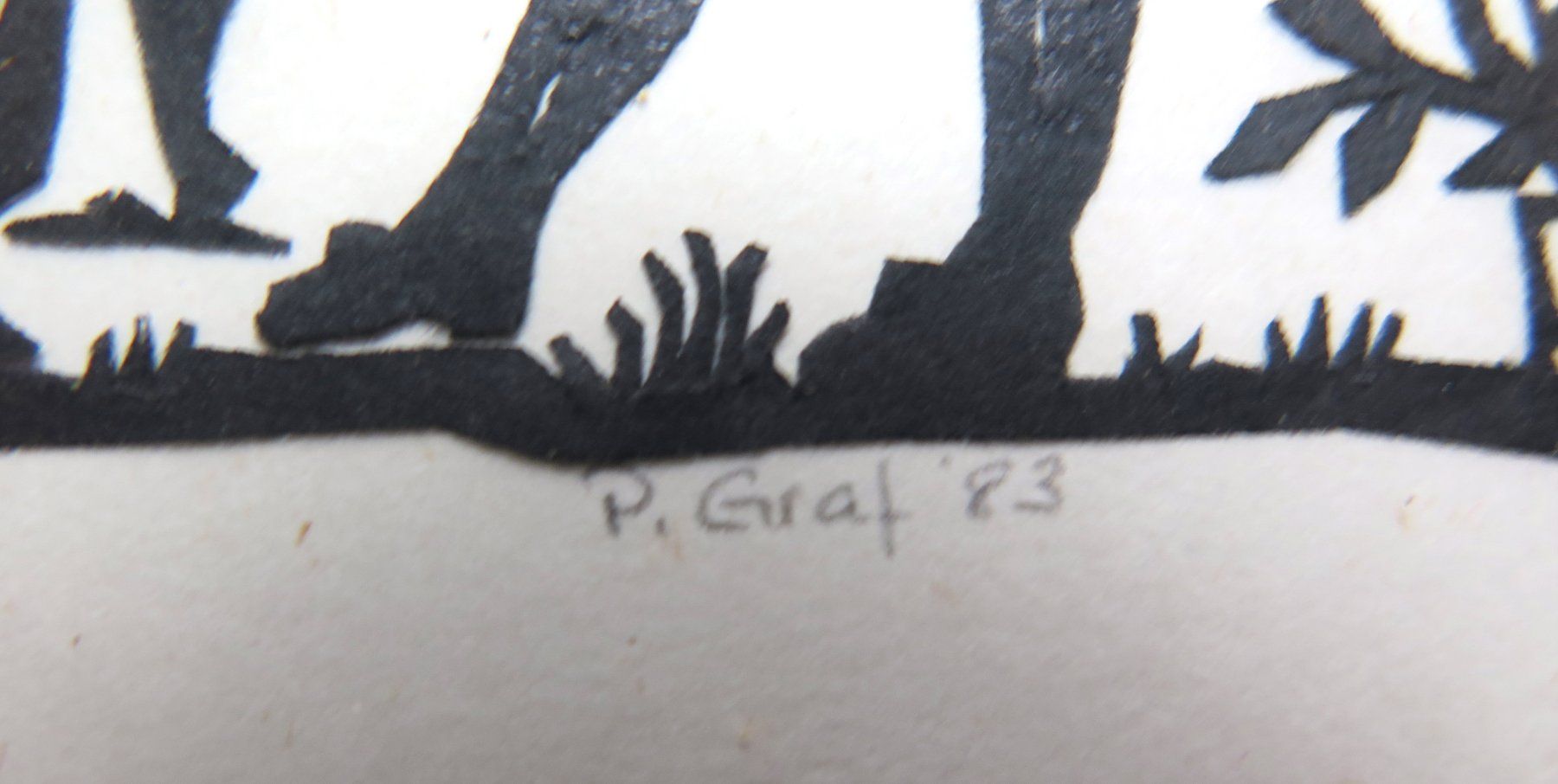 Grafica & Litografie: Scherenschnitt von P. Graf – Usato da zürich venduto da celotto 4