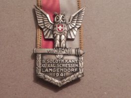 Medaille SO Kant. Schützenfest Eule 1941