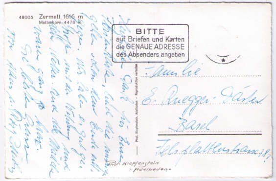 Cartes postales: Zermatt mit Matterhorn – D'occasion à Binningen par Mountainrider 1