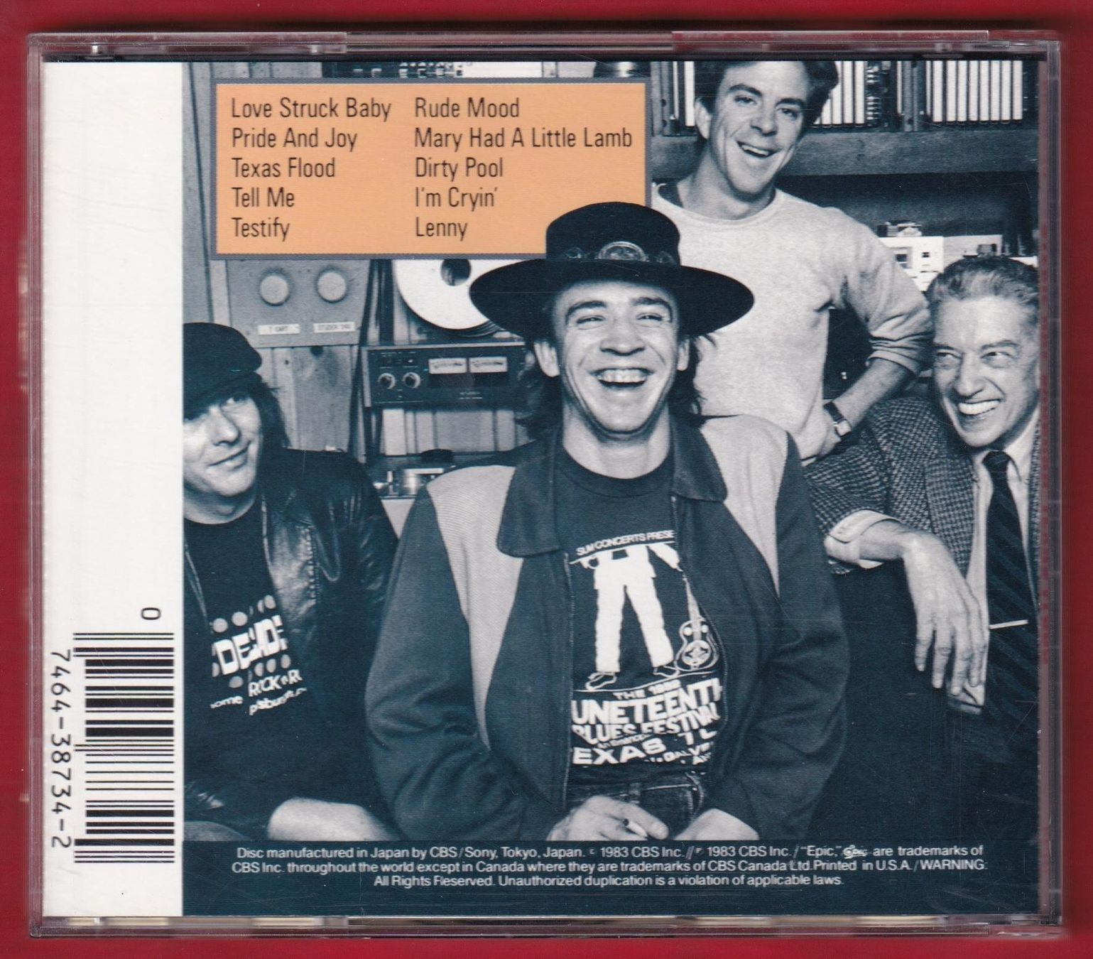 CD: Stevie Ray Vaughan - Texas Flood (CD) – Usato da Zürich venduto da Pfluftl2000 1