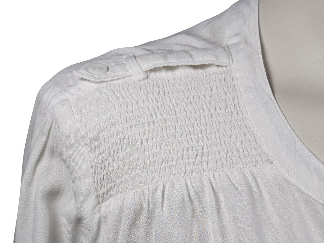 Tuniche: BONPRIX Tunika-Bluse, weiss, Viskose, Gr. 40 – Usato da Wil SG venduto da Restwert_Wil 4